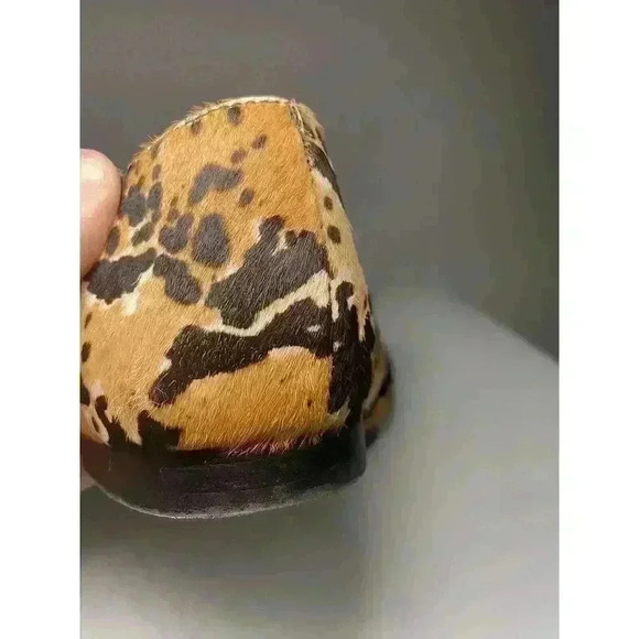 Vince Camuto Animal Print Real Cow Hair Kordie 3 Flats Size 7.5 Women's Unique - Picture 4 of 16